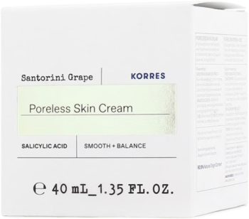 KORRES Santorini Grape ,krem do twarzy, zmniejszający widoczność porów,przód