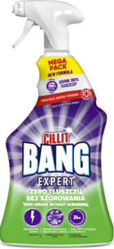 CILLIT BANG Expert Zero Tłuszczu bez szorowania!,odtłuszczacz w sprayu,przód