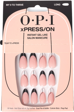 OPI xPRESS-ON ,zestaw sztucznych paznokci, My 9 To Thrive,przód