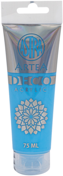 ASTRA Artea Deco,farba akrylowa tuba, Błękit Nieba,przód