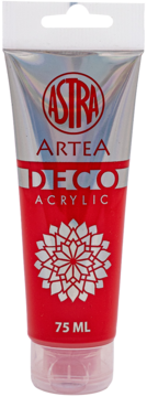 ASTRA Artea Deco,farba akrylowa, tuba, Jasny Czerwony,przód