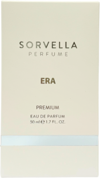 Sorvella Perfume ERA Eau de Parfum w białym pudełku, z napisem ERA i pojemnością 50 ml, widok z przodu.