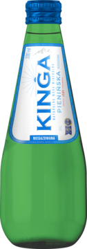 KINGA PIENIŃSKA ,woda mineralna, niegazowana, naturalna,przód