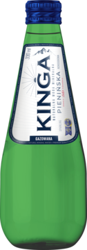 KINGA PIENIŃSKA ,woda mineralna, gazowana, naturalna,przód