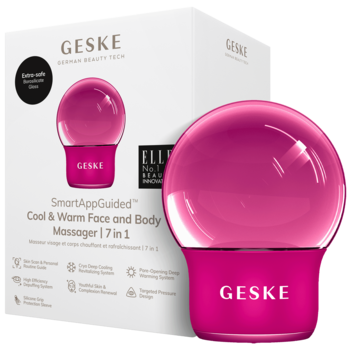GESKE ,Masażer do twarzy i ciała cool & warm 7w1, Magenta,przód