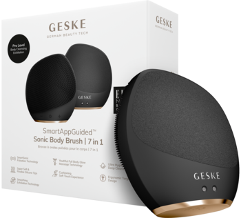 GESKE ,Soniczna szczoteczka do ciała i intensywny peeling 7w1, Szara,przód