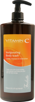 FRULATTE Vitamin C ,żel pod prysznic, orzeźwiający, z witaminą C,,przód
