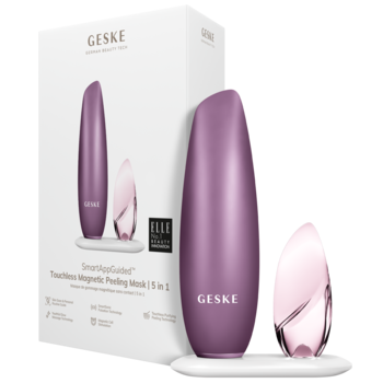 GESKE ,Magnetyczny bezdotykowy peeling do maseczek 5w1, Róż,przód