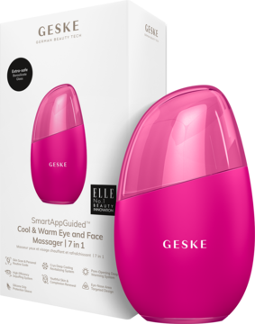 GESKE ,Masażer do twarzy i oczu cool&warm 7w1, Magenta,przód