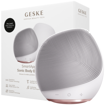 GESKE ,Soniczna szczoteczka do ciała brush&intensive 7w1, Starlight,przód