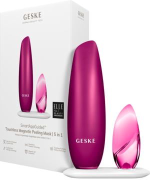 GESKE ,Magnetyczny bezdotykowy peeling do maseczek 5w1, Magenta,przód