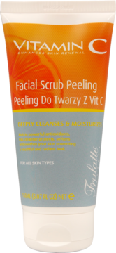 FRULATTE Vitamin C ,peeling do twarzy, odświeżający i oczyszczający, z witaminą C,przód