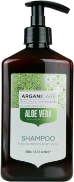 ARGANICARE Aloe Vera ,szampon do włosów suchych i matowych, z Aloesem,przód