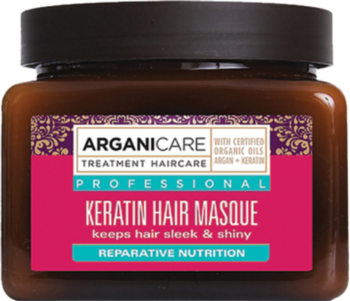 ARGANICARE Professional Keratin,maska do włosów suchych i zniszczonych, z Keratyną,przód