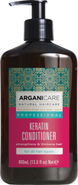 ARGANICARE Professional Keratin,odżywka do włosów, wzmacniająca, z Keratyną,przód