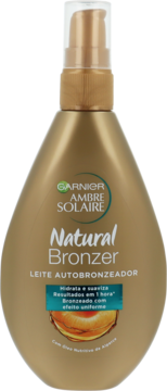 GARNIER AMBRE SOLAIRE Natural Bronzer ,mleczko samoopalające,przód