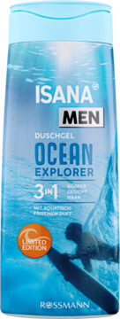 ISANA MEN ,żel pod prysznic, 3w1,przód