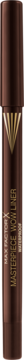 Wodoodporny eyeliner w kredce Max Factor Masterpiece Wow Liner, brunatny, z złotym logo, widok z przodu.