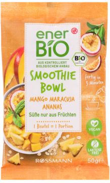 ENERBIO Smoothie Bowl ,mieszanka Mango-Marakuja-Ananas,przód