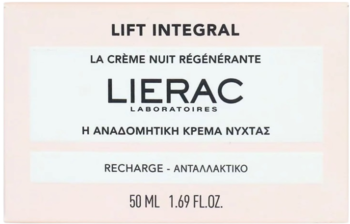 LIERAC Lift Integral ,krem do twarzy, regenerujący, na noc, zapas,przód