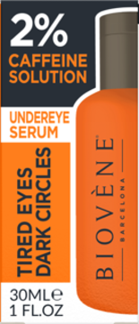 BIOVENE BARCELONA Caffeine Solution ,serum pod oczy, rewitalizująco-liftingujące, z 2 % kofeiną,przód