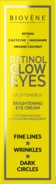 BIOVENE BARCELONA Retinol Glow ,krem pod oczy, rozświetlający,przód