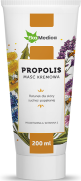 EKA MEDICA ,maść do ciała kremowa, Propolis,przód