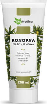 EKA MEDICA ,maść do ciała kremowa, Konopna,przód