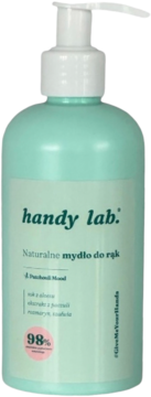HANDY LAB. ,mydło w płynie do rąk, naturalne, Patchouli Mood,przód