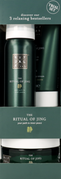 RITUALS... The Ritual Of Jing ,zestaw kosmetyków dla kobiet, mały, żel pod prysznic, peeling do ciała, krem do ciała,przód