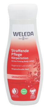 WELEDA ,balsam do ciała, ujędrniający, z owocem granatu,przód