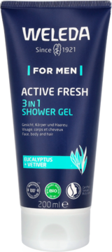 WELEDA For Men Active Fresh,żel pod prysznic,przód