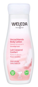 WELEDA ,balsam do ciała do skóry wrażliwej, łagodzący, bezzapachowy,przód