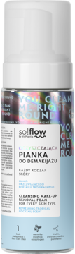 SO!FLOW BY VIS PLANTIS ,pianka do demakijażu, oczyszczająca,przód