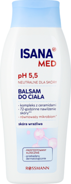 ISANA MED ,balsam do ciała, pH 5,5 neutralne dla skóry,przód