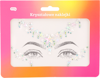 ELOY ,naklejki kryształowe, Gwiazdka,przód