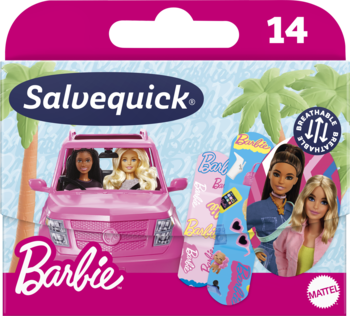 SALVEQUICK Barbie ,plastry, odporne na brud i wodę,przód