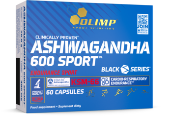 OLIMP SPORT NUTRITION Ashwagandha 600 Sport ,kapsułki, suplement diety,przód