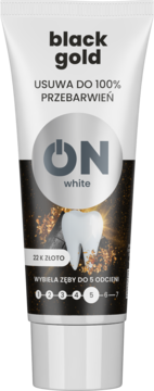 ON white Black Gold,pasta do zębów,przód