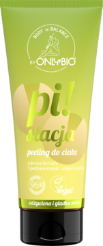 BODY IN BALANCE BY ONLYBIO ,peeling do ciała, Pistacja,przód