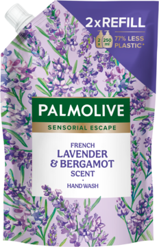 PALMOLIVE Sensorial Escape ,mydło w płynie, do rąk, Lawenda i Bergamotka, zapas,przód
