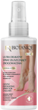 BIOTANIQE Professional Korean Ritual,spray do stóp, złuszczający zrogowacenia, ultra delikatny,przód