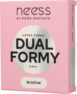 NEESS Dual Formy ,formy do paznokci, owal,przód