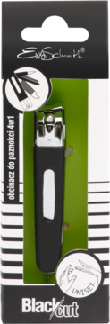 EWA SCHMITT Black Cut ,obcinacz do paznokci, wielofunkcyjny, 4w1;,przód