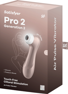 SATISFYER Pro 2 Generation 2,masażer z wibracją, ssący, Różowy,przód