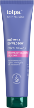 TOŁPA Hair Routine ,odżywka do włosów, efekt laminacji, rytuał wygładzenia i blasku,przód