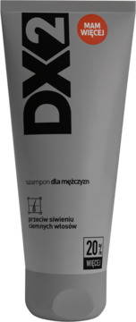 DX2 ,szampon do włosów przeciw siwieniu ciemnych włosów, dla mężczyzn,przód