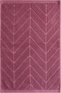 FARO Chevron ,ręcznik 100% bawełna, Brudny Róż, wym. 50x90cm,przód