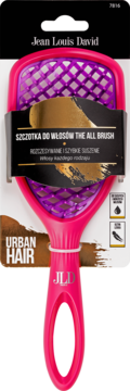 JEAN LOUIS DAVID Urban Hair The All Brush,szczotka do włosów, Różowa,przód