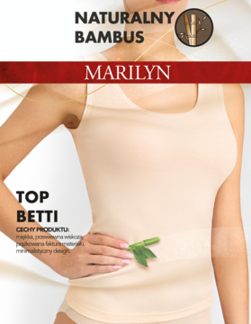 MARILYN Betti ,top damski, Beige, rozm. 1/2,przód